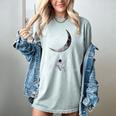 Astronaut Purple Moon Swing NASA Space Science Teacher Women's Comfort Colors T-Shirt Bay