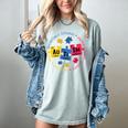 Autism Awareness Shirt Periodic Puzzle Science Teacher Men Women Kids Women's Comfort Colors T-Shirt Bay