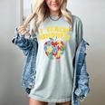 Autism Teacher Shirt I Teach Kindness Apple Puzzle Awareness Women's Comfort Colors T-Shirt Bay