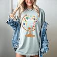 Awesome Teachers T Shirt Teaching Future Leaders Globe For Men Women Women's Comfort Colors T-Shirt Bay Awesome Teachers T Shirt Teaching Future Leaders Globe For Men Women Women's Comfort Colors T-Shirt Bay