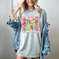Back To School Kindergarten Preppy Teacher Girl Women's Comfort Colors T-Shirt Bay Back To School Kindergarten Preppy Teacher Girl Women's Comfort Colors T-Shirt Bay
