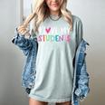 Back To School I Love My Students Teachers Women Boys Girls Women's Comfort Colors T-Shirt Bay
