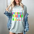 Battery Life Of a Preschool School Teacher School Week Women's Comfort Colors T-Shirt Bay