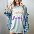 The Best Teachers Are A Bit Batty Teacher Bat Halloween Women's Comfort Colors T-Shirt Bay The Best Teachers Are A Bit Batty Teacher Bat Halloween Women's Comfort Colors T-Shirt Bay