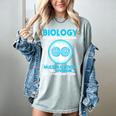 Biology Facts Science Teacher Student Biologist Women's Comfort Colors T-Shirt Bay