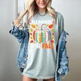 All Booked For Fall Book Pumpkin Autumn Thanksgiving Teacher Women's Comfort Colors T-Shirt Bay