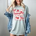 Bow Strawberry Kindergarten Is My Jam Teacher Kinder Team Women's Comfort Colors T-Shirt Bay Bow Strawberry Kindergarten Is My Jam Teacher Kinder Team Women's Comfort Colors T-Shirt Bay