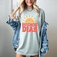 Buenos Dias Spanish Teacher Appreciation Back To School Women's Comfort Colors T-Shirt Bay Buenos Dias Spanish Teacher Appreciation Back To School Women's Comfort Colors T-Shirt Bay
