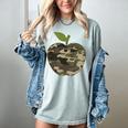 Camo Apple Camouflage Clothing School Student Camo Teacher Men Women Kids Women's Comfort Colors T-Shirt Bay
