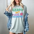 Chaos But Make It Academic Teacher Back To School Women's Comfort Colors T-Shirt Bay Chaos But Make It Academic Teacher Back To School Women's Comfort Colors T-Shirt Bay