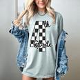 Checkered Fourth Grade Back To School Teachers Students Women's Comfort Colors T-Shirt Bay Checkered Fourth Grade Back To School Teachers Students Women's Comfort Colors T-Shirt Bay