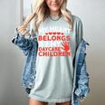 Childcare My Heart Belongs To Children Daycare Teacher Men Women Women's Comfort Colors T-Shirt Bay
