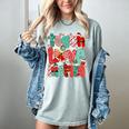 Christmas Coquette Bow Teacher Teach Love Inspire Women's Comfort Colors T-Shirt Bay Christmas Coquette Bow Teacher Teach Love Inspire Women's Comfort Colors T-Shirt Bay