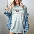 Composition Book Notebook Teachers Matching Group Halloween Women's Comfort Colors T-Shirt Bay Composition Book Notebook Teachers Matching Group Halloween Women's Comfort Colors T-Shirt Bay