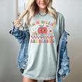 All The Cool Kids Are Reading Book Reading Teacher School Women's Comfort Colors T-Shirt Bay