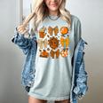 Coquette Teach Teacher Bows Thanksgiving Turkey Fall Autumn Women's Comfort Colors T-Shirt Bay Coquette Teach Teacher Bows Thanksgiving Turkey Fall Autumn Women's Comfort Colors T-Shirt Bay