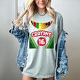 Crayon Box Fun Teacher Student Crayon Squad Halloween 2023 Women's Comfort Colors T-Shirt Bay