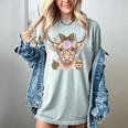 Cute Floral Highland Cow Back To School For Women Teacher Women's Comfort Colors T-Shirt Bay Cute Floral Highland Cow Back To School For Women Teacher Women's Comfort Colors T-Shirt Bay