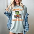 Cute Halloween Teacher Librarian Frankenstein Reading Books Women's Comfort Colors T-Shirt Bay