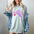 Cute Teacher Shirt 80's 90's Style Retro Old School Teacher For Men Women Women's Comfort Colors T-Shirt Bay