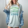 Disney This Teacher Runs On Coffee And Disney Gradient Logo Women's Comfort Colors T-Shirt Bay Disney This Teacher Runs On Coffee And Disney Gradient Logo Women's Comfort Colors T-Shirt Bay