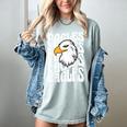 Eagles School Sports Fan Team Spirit Teacher Parent Student Women's Comfort Colors T-Shirt Bay