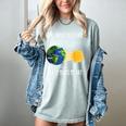 Earth Rotation Earth Day Science Teacher Kids Women Women's Comfort Colors T-Shirt Bay Earth Rotation Earth Day Science Teacher Kids Women Women's Comfort Colors T-Shirt Bay