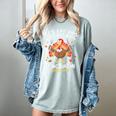 Lets Eat Kids Punctuation Saves Lives Thanksgiving Teacher Women's Comfort Colors T-Shirt Bay