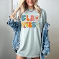 English Teacher Ela Vibes Teacher Kids First Day Of School Women's Comfort Colors T-Shirt Bay