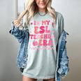 In My Esl Teacher Era Back To School ESL Teacher Groovy Women's Comfort Colors T-Shirt Bay In My Esl Teacher Era Back To School ESL Teacher Groovy Women's Comfort Colors T-Shirt Bay