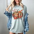 Fall Book Pumpkin Retro Reading Halloween Teacher Women's Comfort Colors T-Shirt Bay Fall Book Pumpkin Retro Reading Halloween Teacher Women's Comfort Colors T-Shirt Bay