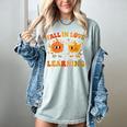 Fall In Love With Learning Autumn Pumpkin Fall Teacher Kids Women's Comfort Colors T-Shirt Bay Fall In Love With Learning Autumn Pumpkin Fall Teacher Kids Women's Comfort Colors T-Shirt Bay