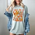 Fall In Love With Science Math Teacher Fall Thanksgiving Women's Comfort Colors T-Shirt Bay