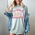 Are You Fall-O-Ween Directions Halloween Teacher Ghost Women's Comfort Colors T-Shirt Bay