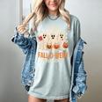 Are You Fall O Ween Directions Teacher Halloween Boo Ghost Women's Comfort Colors T-Shirt Bay