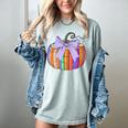 Fall Pumpkin Books Lover Halloween Teacher Teaching Staff Women's Comfort Colors T-Shirt Bay Fall Pumpkin Books Lover Halloween Teacher Teaching Staff Women's Comfort Colors T-Shirt Bay
