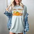 Fall Vibes And That Teacher Life Autumn Thanksgiving Women's Comfort Colors T-Shirt Bay Fall Vibes And That Teacher Life Autumn Thanksgiving Women's Comfort Colors T-Shirt Bay