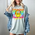 Field Trip Squad Groovy Field Day Smile Face Teacher Tie Dye Women's Comfort Colors T-Shirt Bay Field Trip Squad Groovy Field Day Smile Face Teacher Tie Dye Women's Comfort Colors T-Shirt Bay