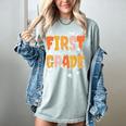 First Grade Dream Retro Team Fall Halloween Spooky Teachers Women's Comfort Colors T-Shirt Bay First Grade Dream Retro Team Fall Halloween Spooky Teachers Women's Comfort Colors T-Shirt Bay
