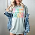 First Grade Dream Team Back To School 1st Grade Teacher Women's Comfort Colors T-Shirt Bay