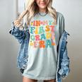 In My First Grade Era 1st Grade Teacher Back To School Women's Comfort Colors T-Shirt Bay