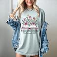 Floral Book a New Chapter Begins Retired Retirement Teacher Women's Comfort Colors T-Shirt Bay