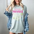 Full Heart Daycare Provider Nanny Au Pair Pre-K Teacher Women's Comfort Colors T-Shirt Bay