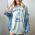 Fun 4th Of July Spilling The Tea Since 1773 History Teacher Women's Comfort Colors T-Shirt Bay
