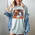 Ghost Book Reading Halloween Books Lover Teacher Women's Comfort Colors T-Shirt Bay Ghost Book Reading Halloween Books Lover Teacher Women's Comfort Colors T-Shirt Bay