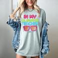 In My Glowing Teacher Era Groovy Colorful Bright Women's Comfort Colors T-Shirt Bay