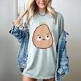 Good Egg Teacher Halloween Costume The Couch Potato Women's Comfort Colors T-Shirt Bay