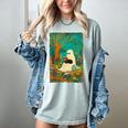 Groovy Ghost Reading Book Cat Halloween Ghost Teacher Women's Comfort Colors T-Shirt Bay Groovy Ghost Reading Book Cat Halloween Ghost Teacher Women's Comfort Colors T-Shirt Bay