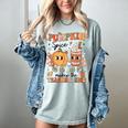 Groovy Pumpkin Spice Makes Teacher Nice Fall Thanksgiving Women's Comfort Colors T-Shirt Bay Groovy Pumpkin Spice Makes Teacher Nice Fall Thanksgiving Women's Comfort Colors T-Shirt Bay