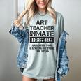 Halloween Art Teacher Prisoner Costume Women's Comfort Colors T-Shirt Bay Halloween Art Teacher Prisoner Costume Women's Comfort Colors T-Shirt Bay
